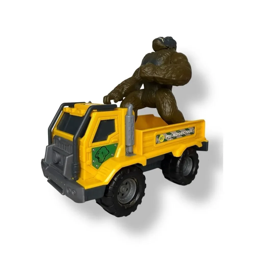 Red Box Light & Sound Gorilla Transporter Truck & Gorilla Figurine‎ Toy